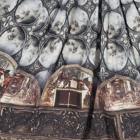 Gorgeous reversible romantic authentic gothic lolita skirt - Picture 5 of 6